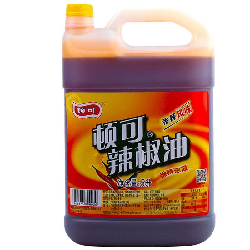 頓可辣椒油5L